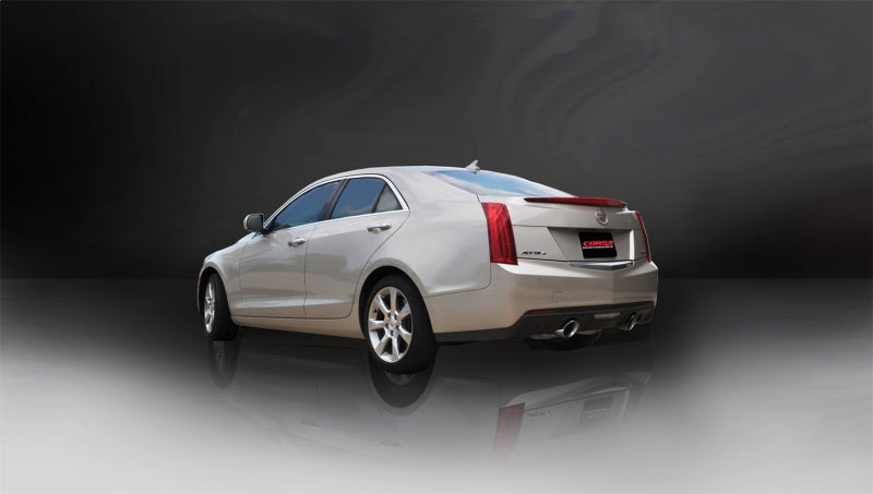CORSA Performance Corsa 2013-2019 Cadillac ATS Sedan 2.0L A/T Polished Sport Dual Rear Cat-Back Exhaust