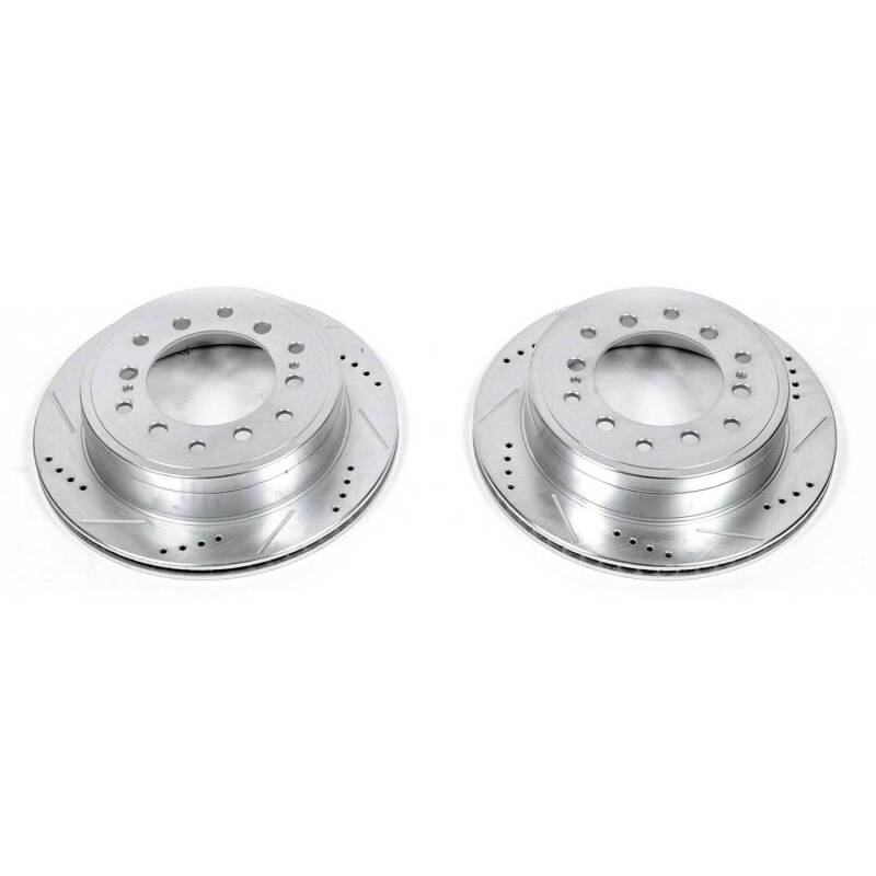 PowerStop Power Stop 10-19 Lexus GX460 Rear Evolution Drilled & Slotted Rotors - Pair