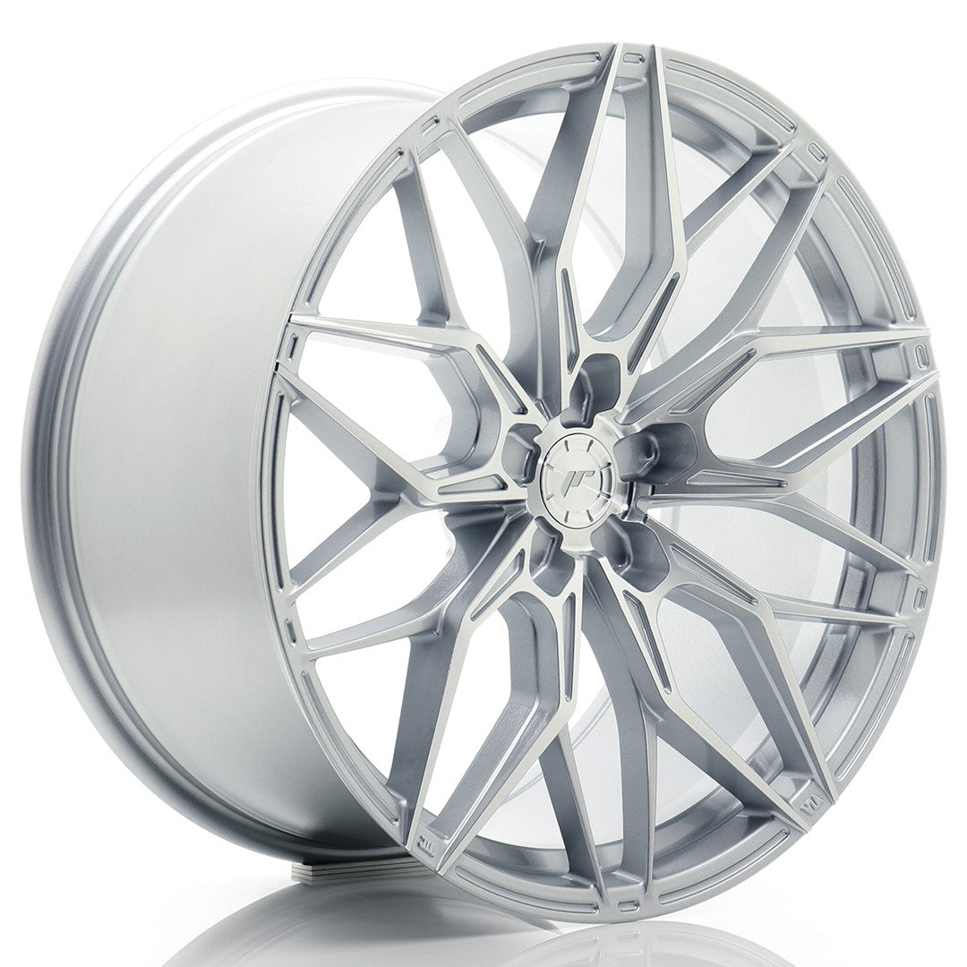 JR Wheels JR462090F25X2072SM - JR46 20x9 ET20-35 5H BLANK Silver w/ Machined Face