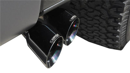 CORSA Performance Corsa 2011-2014 Ford F-150 Raptor 6.2L V8 133in Wheelbase Black Xtreme Cat-Back Exhaust