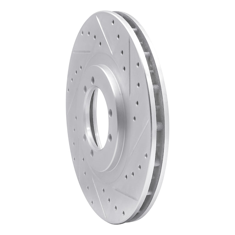 R1 Concepts R1 96-06 Hummer H1 Front Right Rear Right Drilled & Slotted Silver Brake Rotor