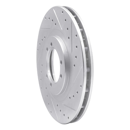R1 Concepts R1 96-06 Hummer H1 Front Right Rear Right Drilled & Slotted Silver Brake Rotor