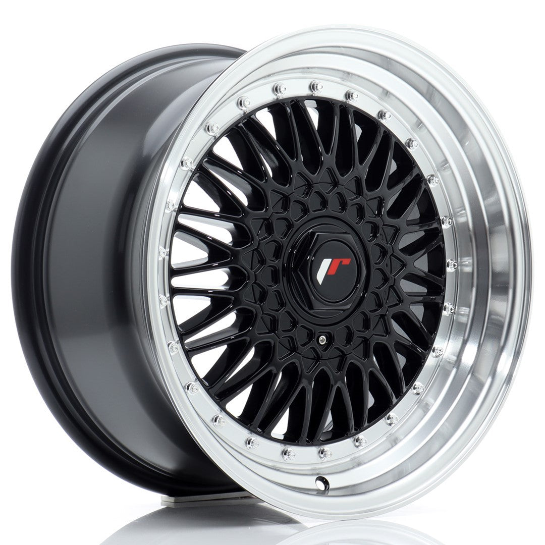 JR Wheels JR9178142074GB - JR9 17x8,5 ET20 4x100/108 Gloss Black w/ Machined Lip