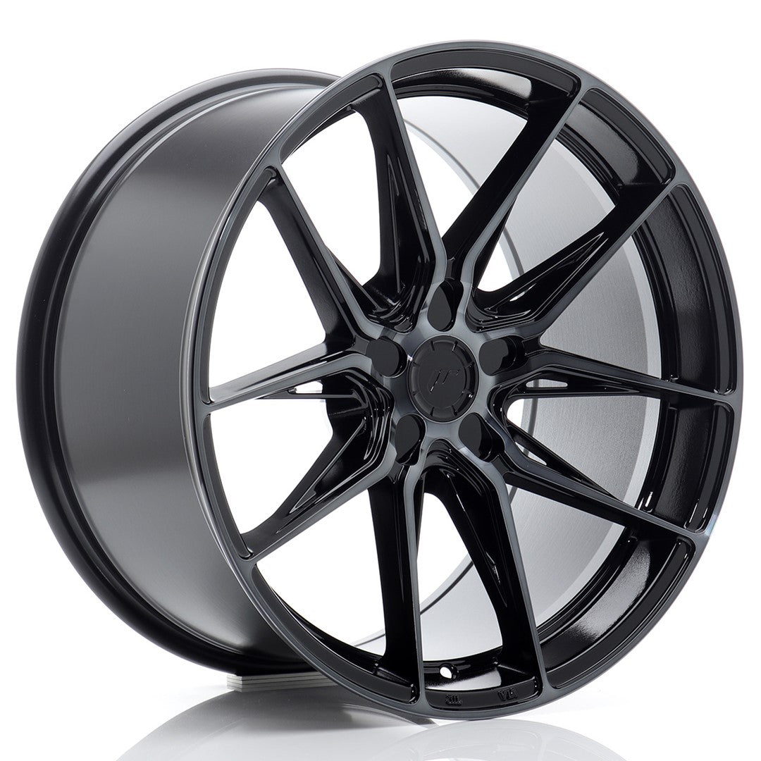 JR Wheels JR441910F25X1572BMTF - JR44 19x10 ET15-45 5H BLANK Black Machined w/ Tinted Face
