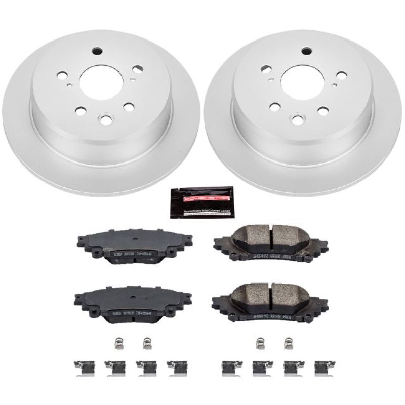 PowerStop Power Stop 14-15 Lexus IS250 Rear Z17 Evolution Geomet Coated Brake Kit