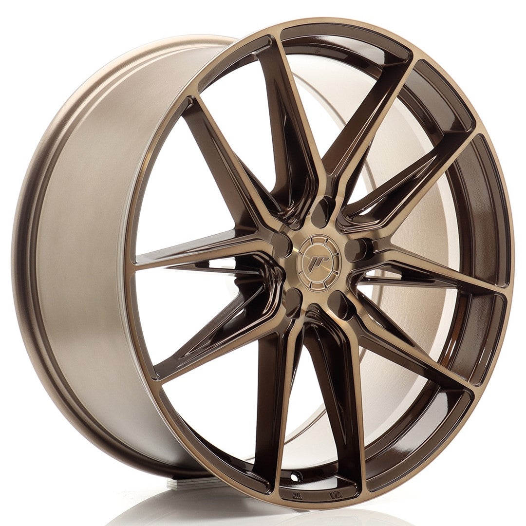 JR Wheels JR442190F15X2074BZP - JR44 21x9 ET20-40 5H BLANK Platinum Bronze