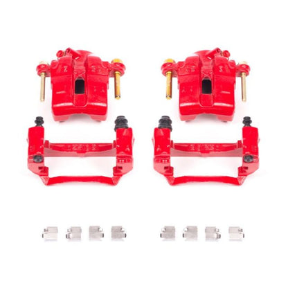 PowerStop Power Stop 94-97 Mazda Miata Front Red Calipers w/Brackets - Pair