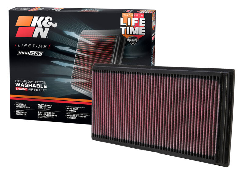 K&N Engineering K&N 96-07 Audi / 99-05 Seat / 96-04 Skoda / 97-09 VW Drop In Air Filter