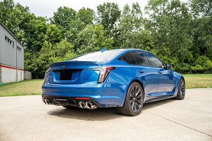 CORSA Performance Corsa 2022-2025 Cadillac CT5-V Blackwing 3in Axle-Back - Act. Exh. - Dual Rear Exit - Twin 4.5inTips