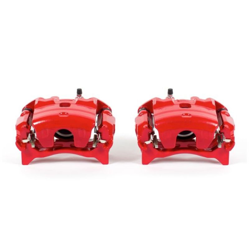 PowerStop Power Stop 13-17 Nissan Altima Front Red Calipers w/Brackets - Pair
