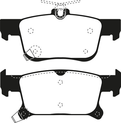 EBC 2016+ Buick Envision 2.0L Turbo Redstuff Rear Brake Pads