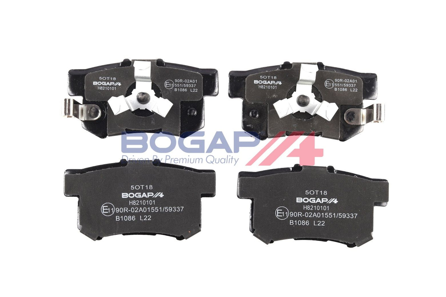 BOGAP H8210101 Brake Pad Set, Disc Brake