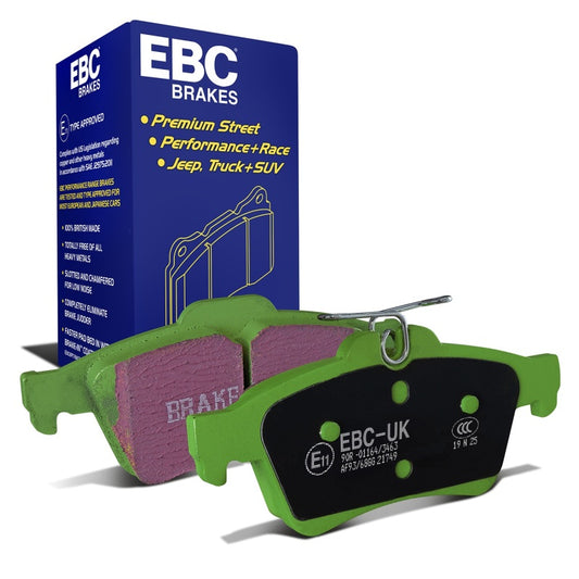 EBC 08-10 Chevrolet Cobalt 2.0 Turbo (SS) Greenstuff Rear Brake Pads