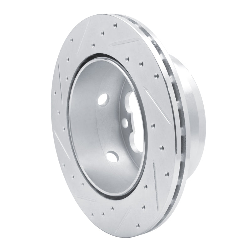 R1 Concepts R1 02-06 Dodge Sprinter 3500 Rear Right Drilled & Slotted Silver Brake Rotor