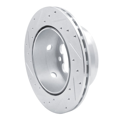R1 Concepts R1 02-06 Dodge Sprinter 3500 Rear Right Drilled & Slotted Silver Brake Rotor