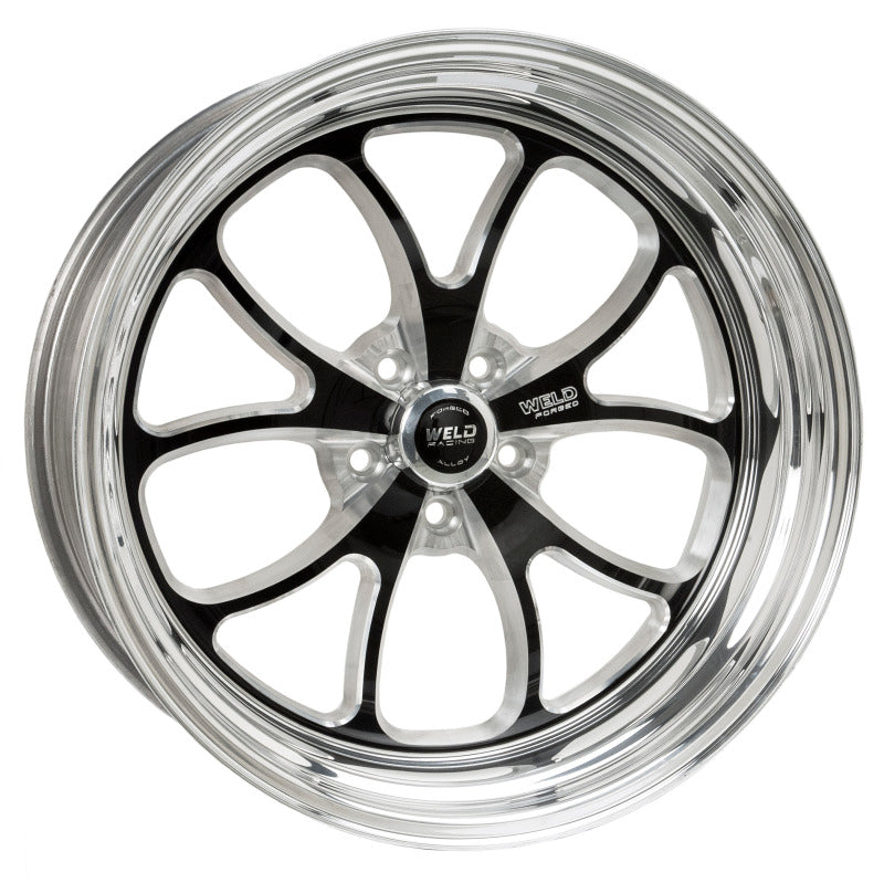 Weld S76 20x7 / 5x115mm BP / 4.3in. BS Black Wheel (High Pad)