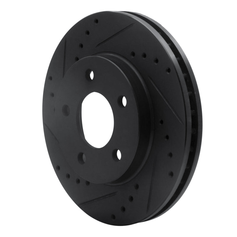 R1 Concepts R1 01-07 Buick Rendezvous Front Left Drilled & Slotted Black Brake Rotor