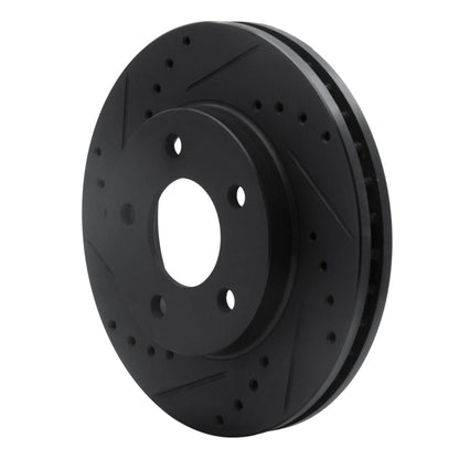 R1 Concepts R1 01-07 Buick Rendezvous Front Left Drilled & Slotted Black Brake Rotor