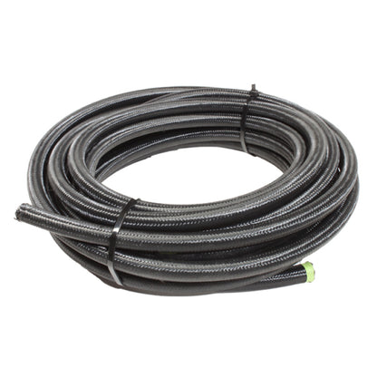 Snow Performance Snow 8AN Braided Stainless PTFE Hose - 30ft (Black)