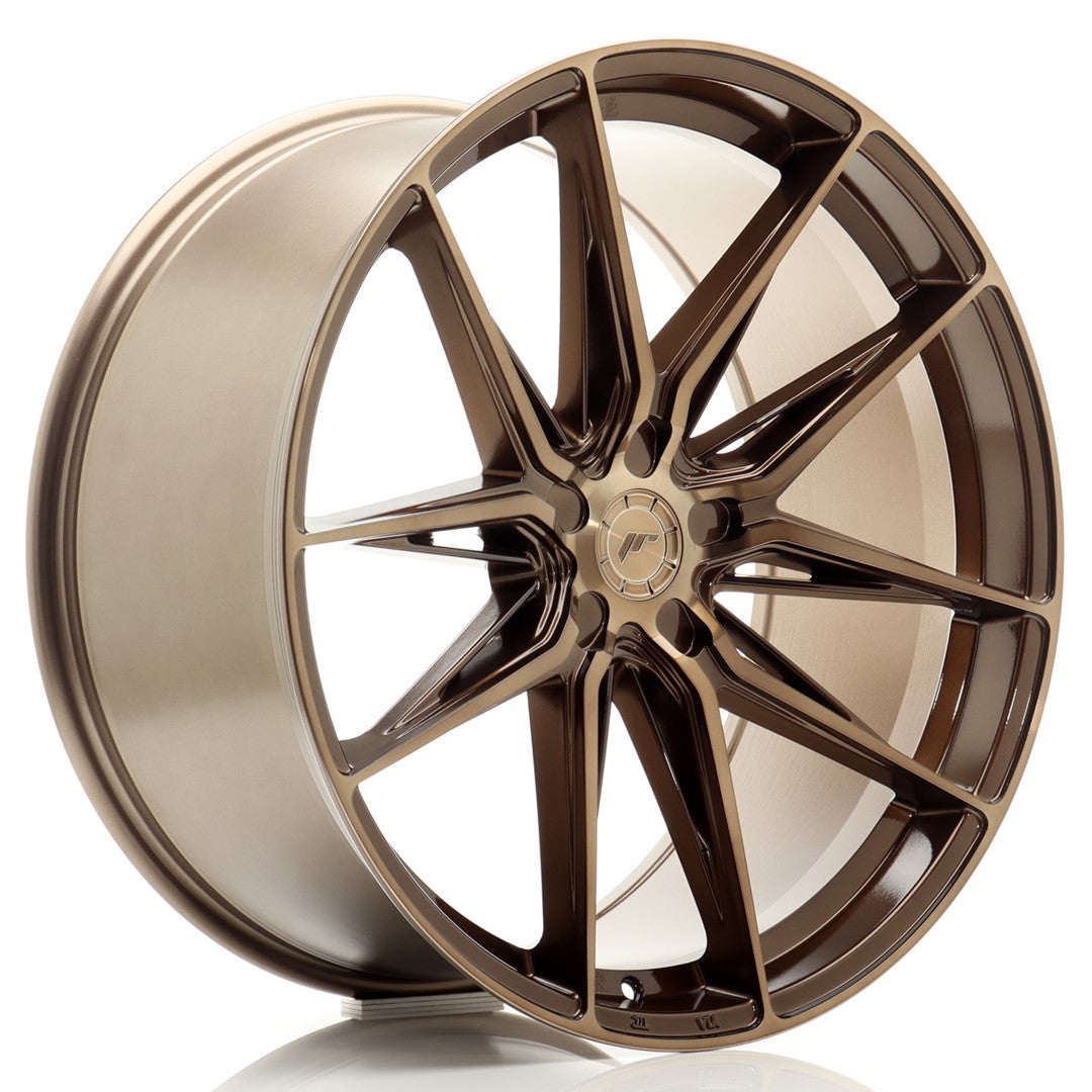 JR Wheels JR442211F25X1574BZP - JR44 22x11 ET15-45 5H BLANK Platinum Bronze
