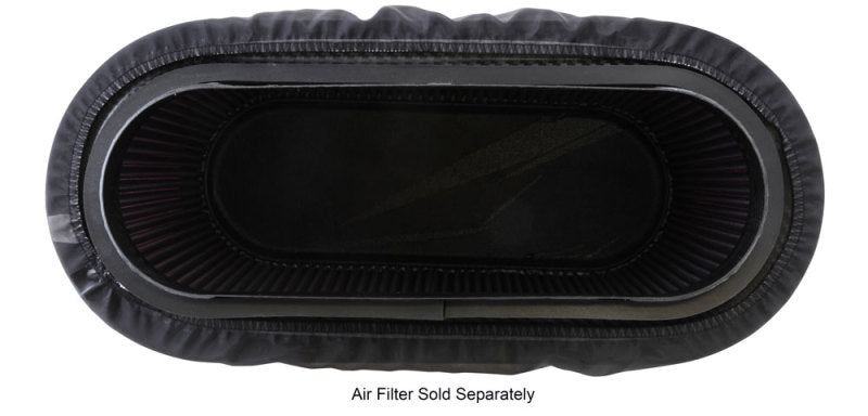 K&N Engineering K&N Air Filter Wrap - Black - 4.313in Base ID x 4.75in Top ID x 6.75in H