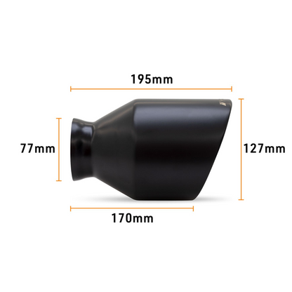 Mishimoto 15-23 Dodge Charger/Challenger Muffler Tip Pair - 5in - Black