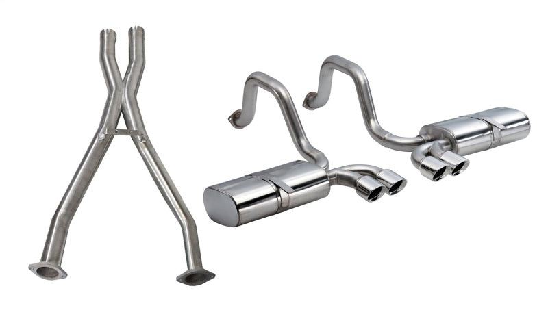 CORSA Performance CORSA 97-04 Corvette C5 Sport 2.5 Cat-Back Exhaust System 4in Twin Tips