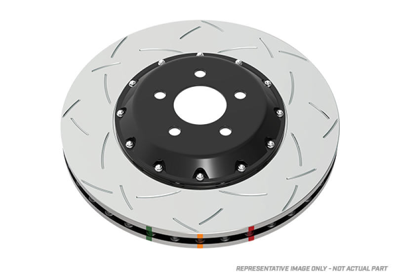 DBA 14-18 Audi RS7 (w/Iron Rotors) Front 5000 Series Slotted Rotor w/Silver Hat