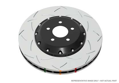 DBA 92-02 Dodge Viper Rear 5000 Series 2-Piece Slotted Rotor w/Black Hat
