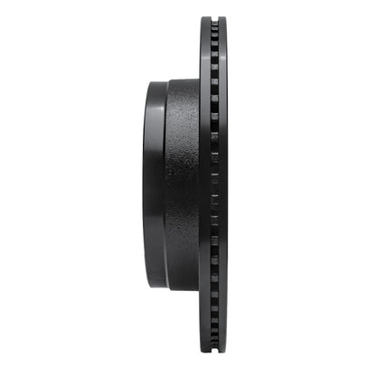 R1 Concepts R1 12-14 Ford F-150 RWD Rear Right Drilled & Slotted Black Brake Rotor
