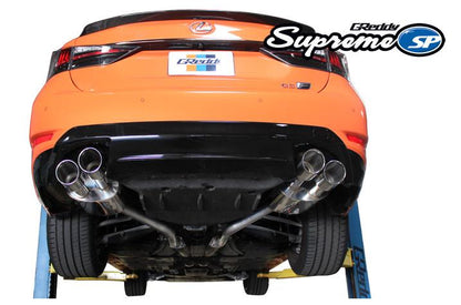 GReddy 2015+ Lexus GS-F Dual 63.5mm Supreme SP Axle-Back Exhaust w/ Quad Offset Tips