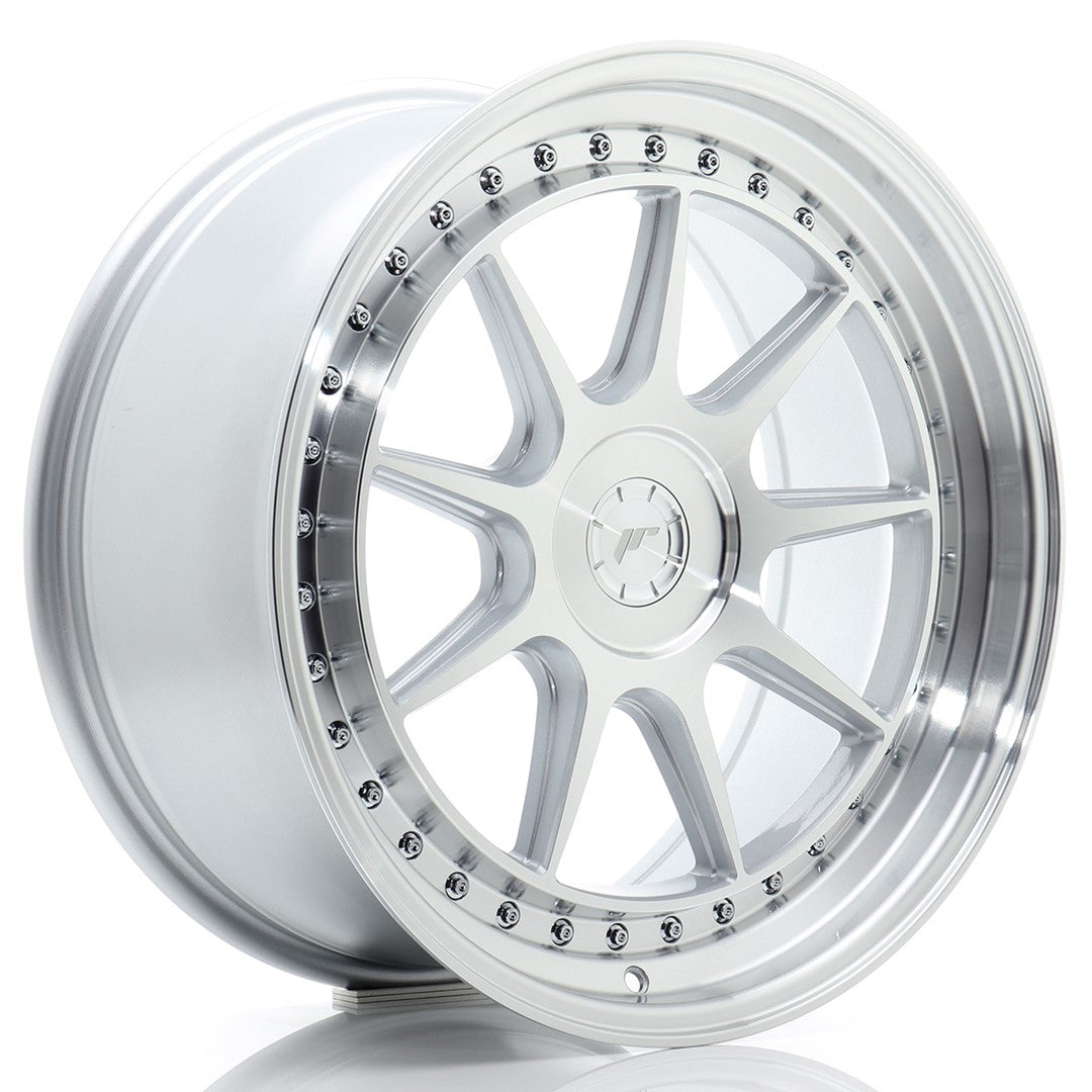 JR Wheels JR471990F15X1572SM - JR47 19x9 ET15-40 5H BLANK Silver Machined Face