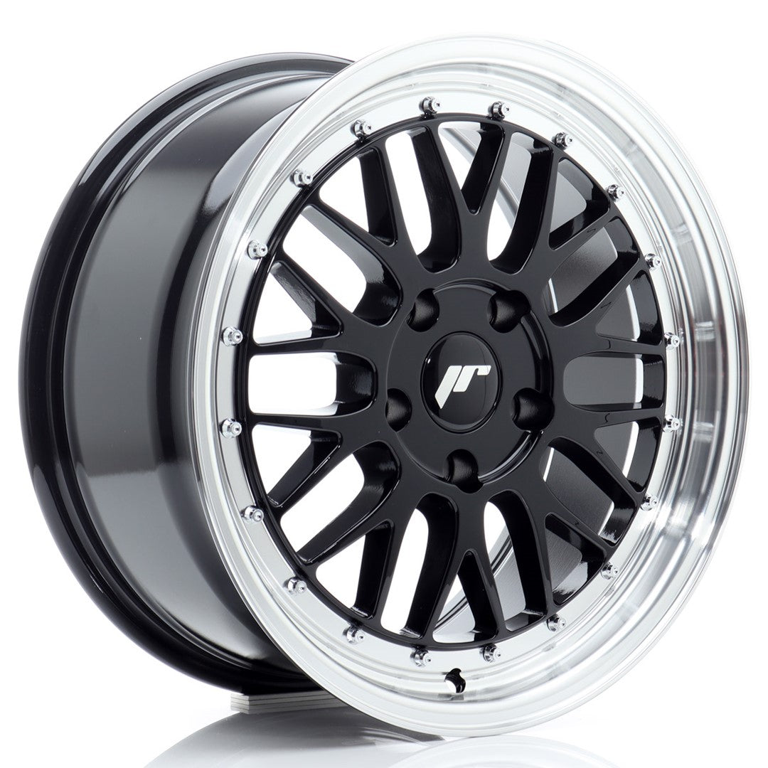 JR Wheels JR231780F15I3572GB1 - JR23 17x8 ET35 5x120 Gloss Black w/ Machined Lip