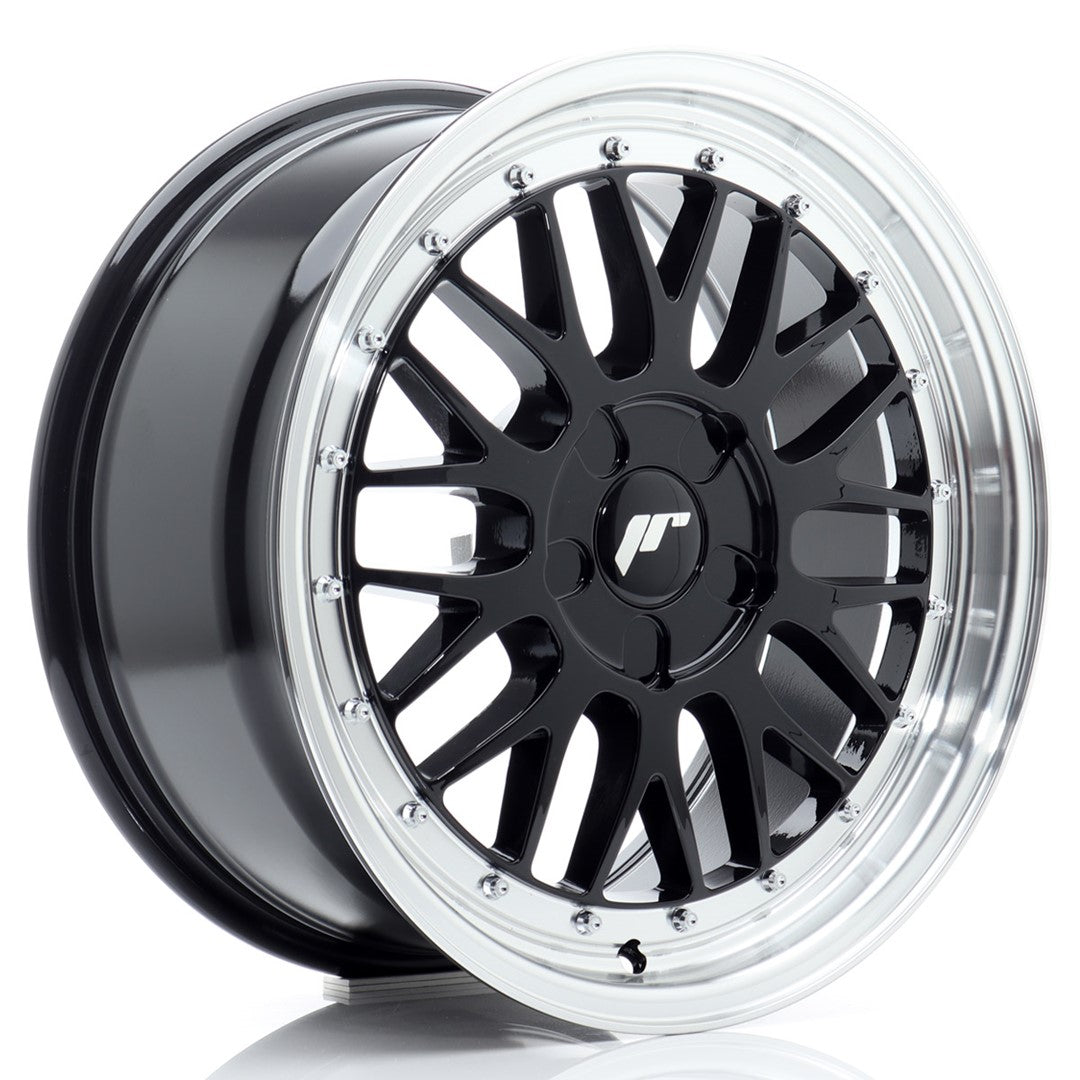 JR Wheels JR231780F15X2072GB1 - JR23 17x8 ET20-45 5H BLANK Gloss Black w/ Machined Lip