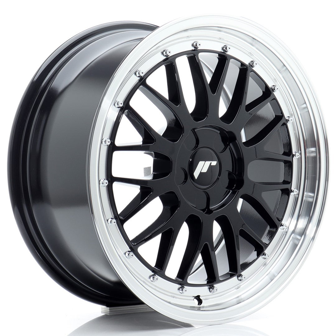 JR Wheels JR231885F15X2072GB1 - JR23 18x8,5 ET20-48 5H BLANK Gloss Black w/ Machined Lip