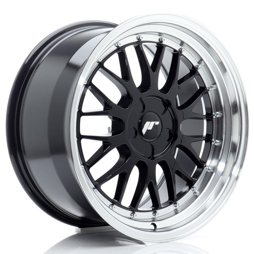 JR Wheels JR231895F25X2072GB1 - JR23 18x9,5 ET20-48 5H BLANK Gloss Black w/ Machined Lip