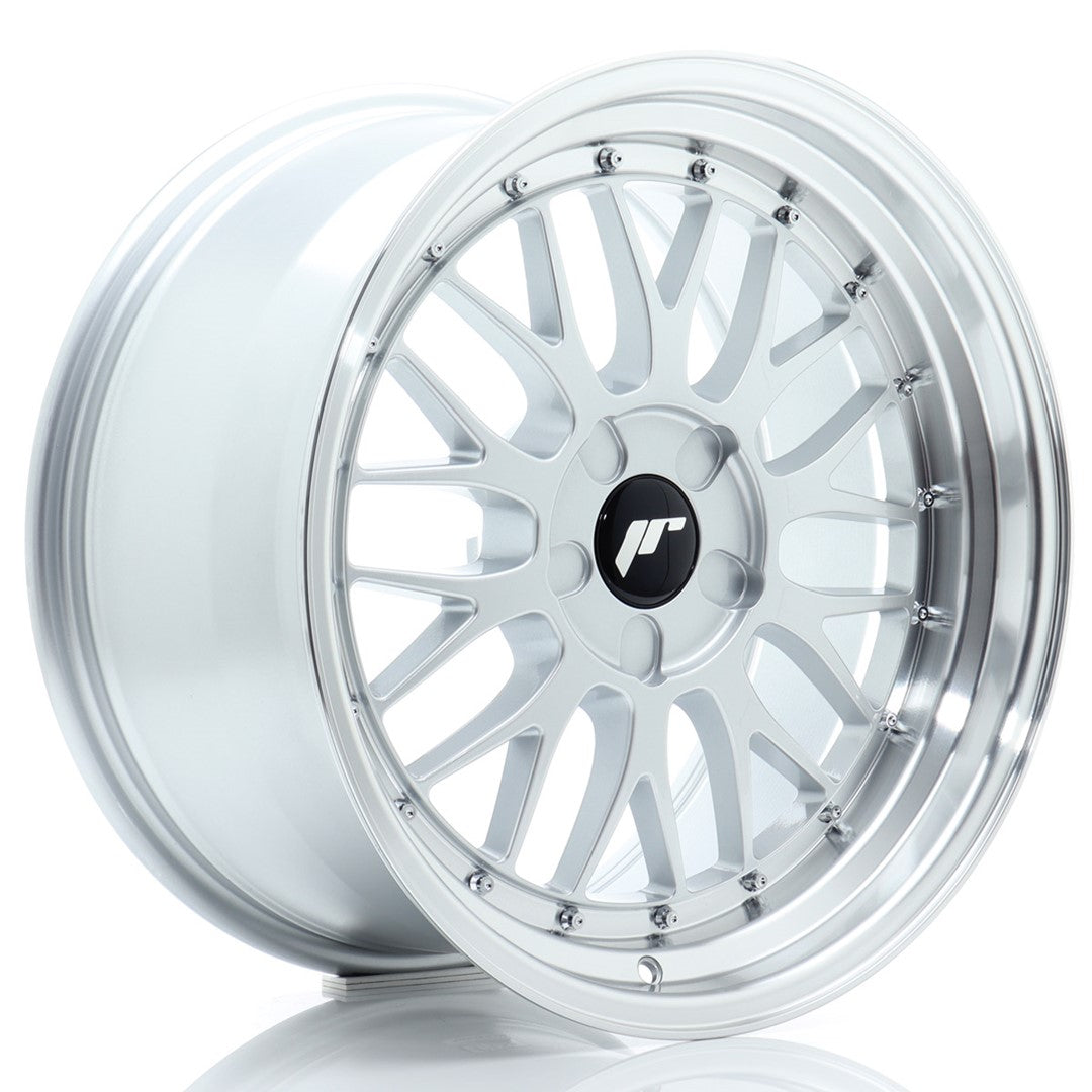 JR Wheels JR231895F25X2072HS2 - JR23 18x9,5 ET20-48 5H BLANK Hyper Silver w/ Machined Lip