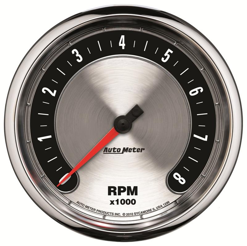 Autometer American Muscle 85.7mm Electric Programmable Metric 260kph Speedometer