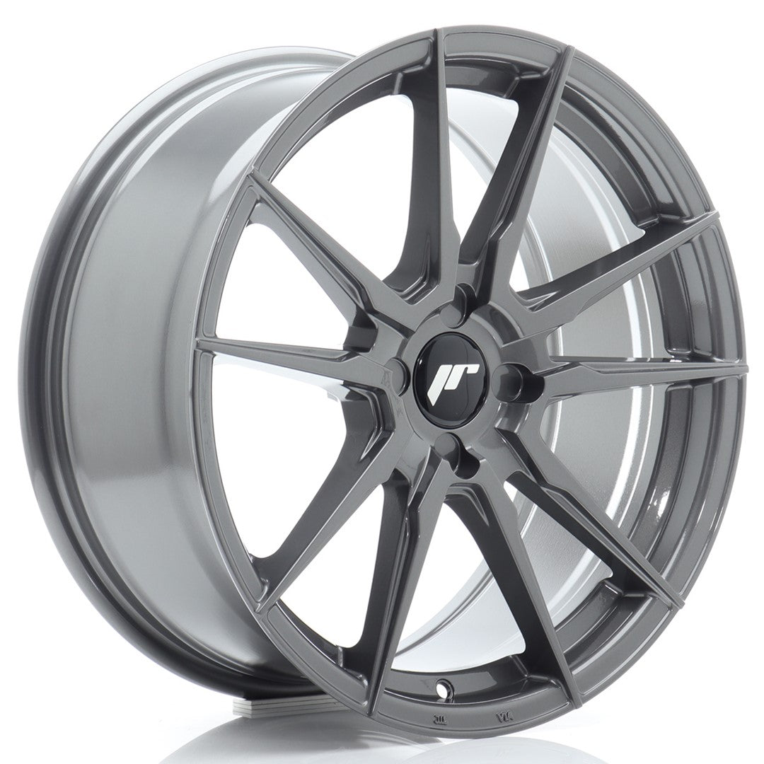 JR Wheels JR211880F14X2067HG1 - JR21 18x8 ET20-40 4H BLANK Hyper Gray