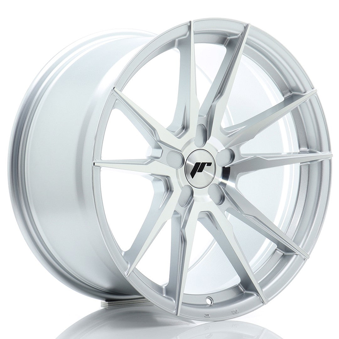 JR Wheels JR211910F25X2072SM1 - JR21 19x10 ET20-51 5H BLANK Silver Machined Face