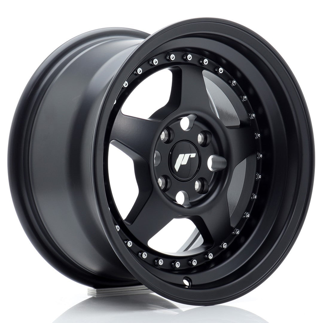 JR Wheels JR615804H2567BF1 - JR6 15x8 ET25 4x100 Matt Black