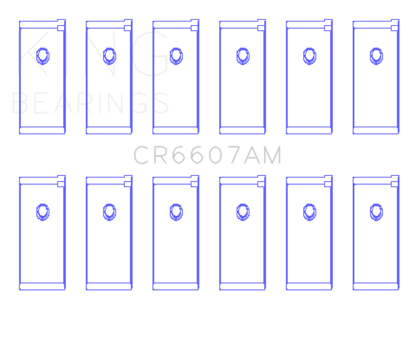 King Engine Bearings Datsun L28 (Size +.75mm) Connecting Rod Bearing Set