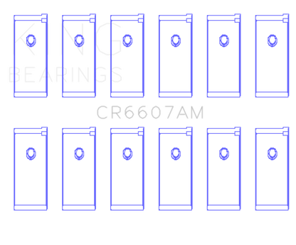 King Engine Bearings Datsun L28 (Size +1.0mm) Connecting Rod Bearing Set