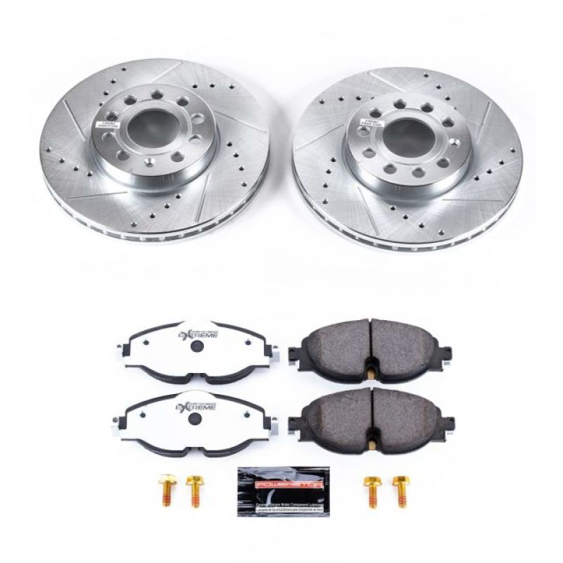 PowerStop Power Stop 15-18 Audi A3 Front Z26 Street Warrior Brake Kit