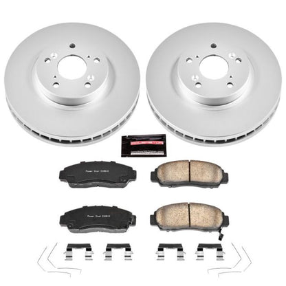 PowerStop Power Stop 11-14 Acura TSX Front Z17 Evolution Geomet Coated Brake Kit
