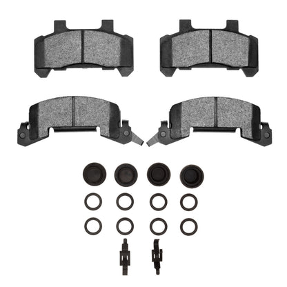 R1 Concepts R1 82-89 Buick Skyhawk Front Optimum OE Pads & Hardware Kit