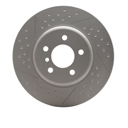 DFC 13-21 BMW 428i Rear GeoSPEC Coated Rotor - Dimpled and Slotted