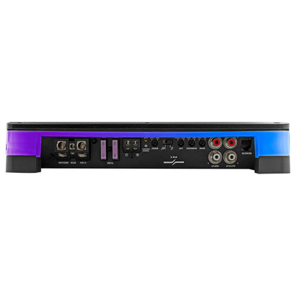 DS18 1-Channel Amp Monoblock 1 x 900 Watts RMS/1ohm Remote Level Control Flush Mount w/ LED Lights