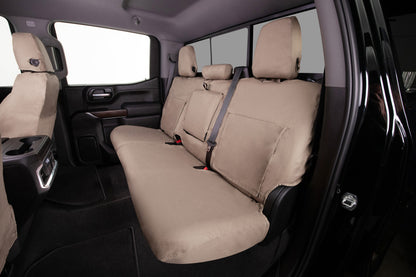 Covercraft 20-21 Dodge RAM Polycotton SeatSaver Custom Front Row Seat Covers - Taupe