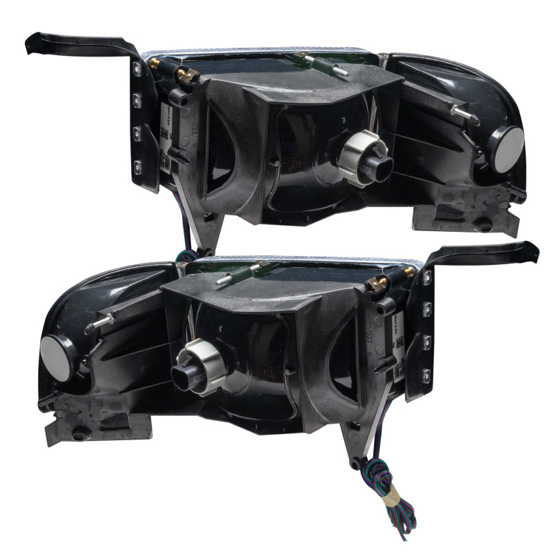 ORACLE Lighting Oracle 94-02 Dodge Ram Pre-Assembled Halo Headlights - ColorSHIFT w/ 2.0 Controller